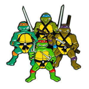 TMNT Team Up Pin