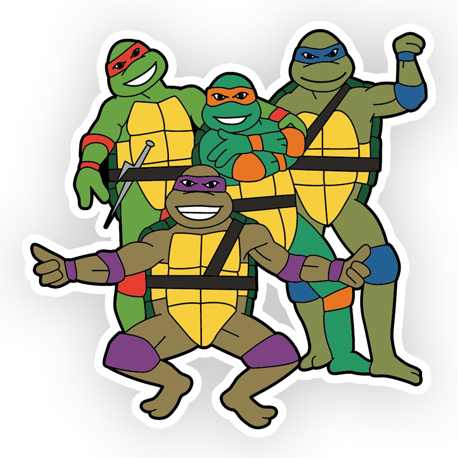 TMNT 1990 Movie Sticker