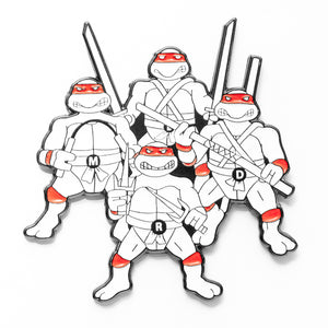 TMNT Team Up Pin